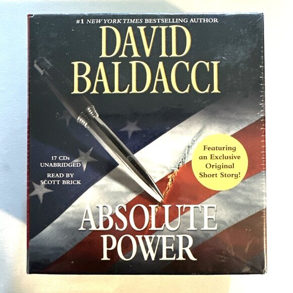 David Baldacci Absolute Power Audiobook 17 CDs Unabridged 19 Hours - New Sealed - Picture 1 of 6
